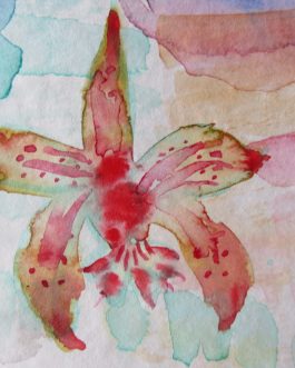Mundo líquido II, aquarela.