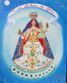 Nossa Senhora da Glória, AST, 40 x 30 cm.